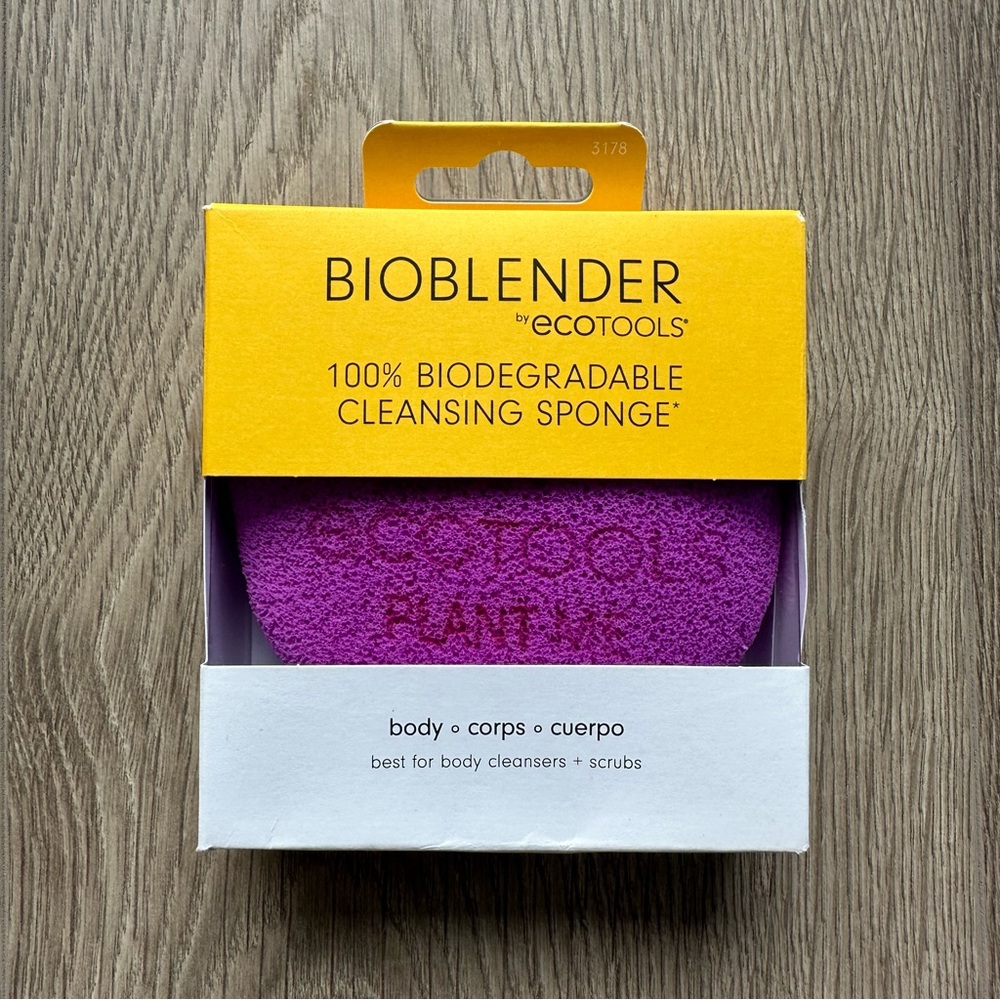 🧖🏻‍♀️ 4/$25 🆕 EcoTools Bioblender 100% Biodegradable Body Cleansing Sponge